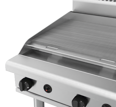 Waldorf 800 Series RN8609G-LS - 900mm Gas Griddle Cooktop Leg Stand