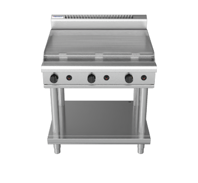 Waldorf 800 Series RN8609G-LS - 900mm Gas Griddle Cooktop Leg Stand