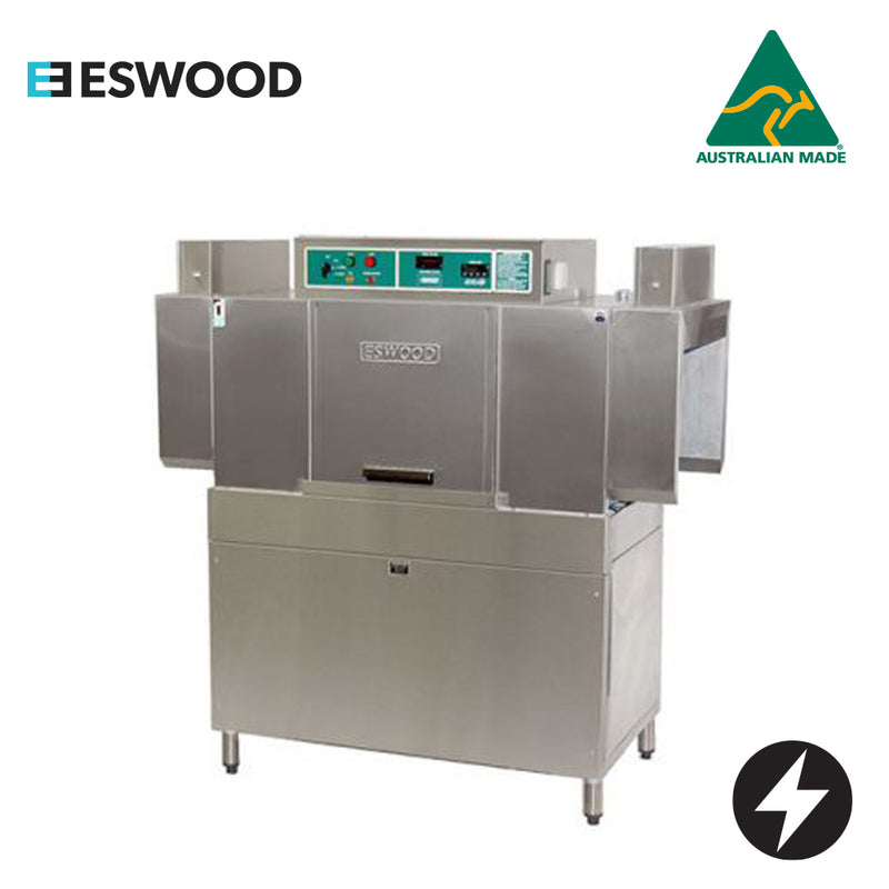 Eswood ES220RA - Conveyor Warewasher 175-200 Racks/Hour w/ Right Angle Pre Wash