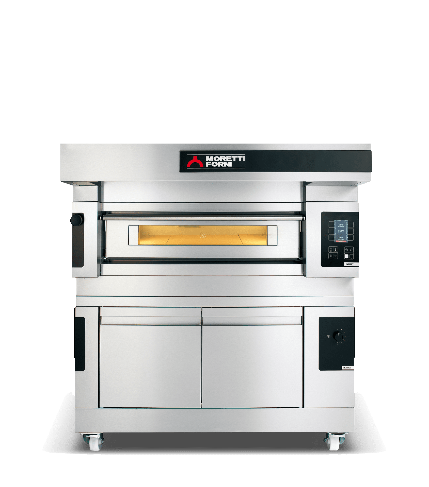 Moretti Forni COMP-S125E-1-L Serie S Single Deck Oven on Prover