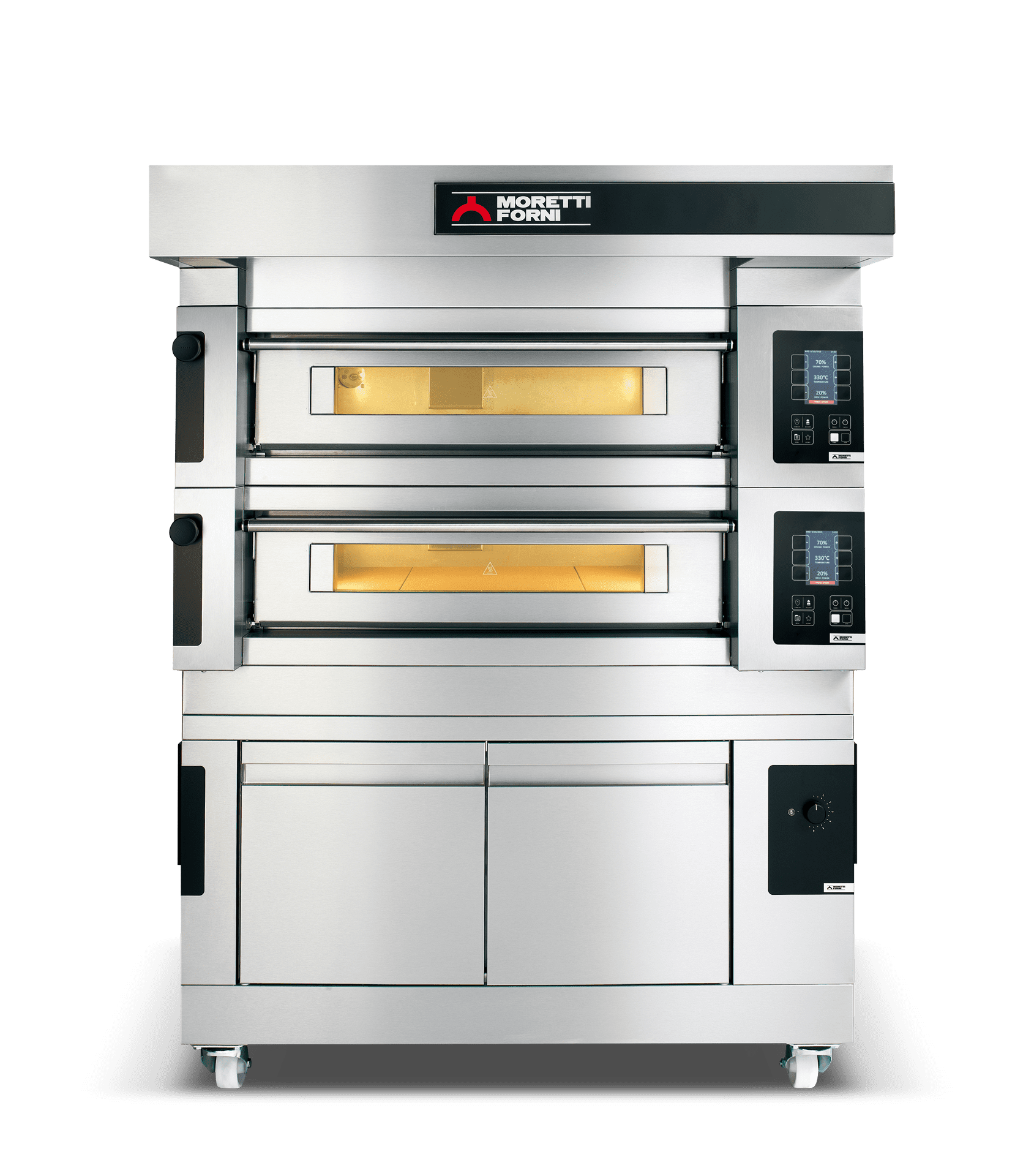 Moretti Forni COMP-S120E-2-L Serie S Double Deck Oven on Prover