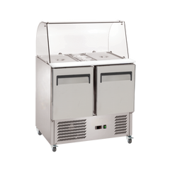 Exquisite SBC250 Two-Door Preparation Chiller with Canopy - Static