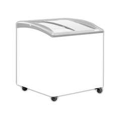 Exquisite SD235K Curved Glass Chest Freezer with LED