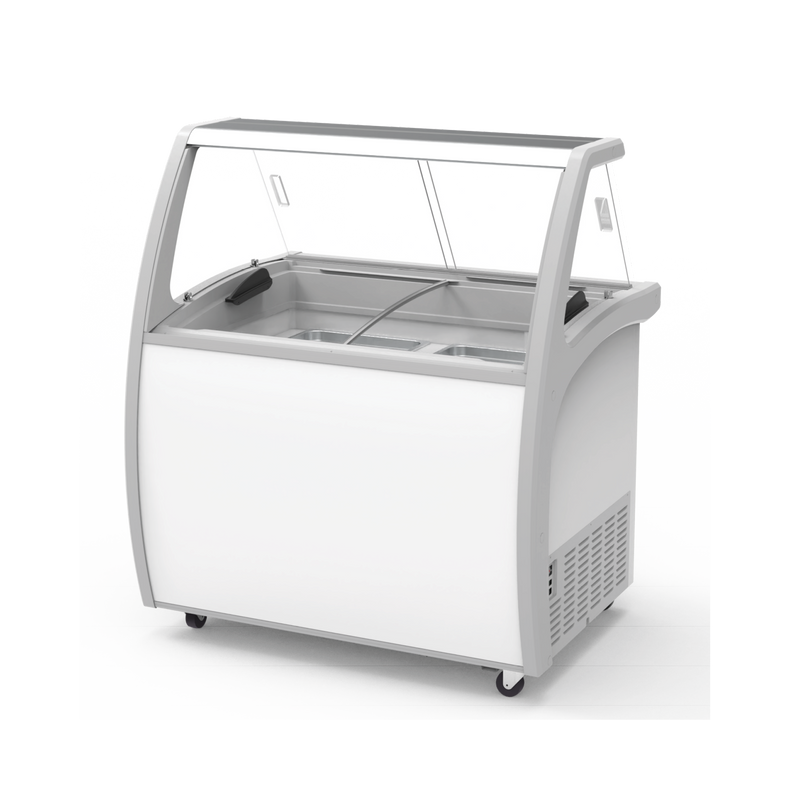 Exquisite - SD325S2 - Six Tubs Ice Cream Scooping Freezers