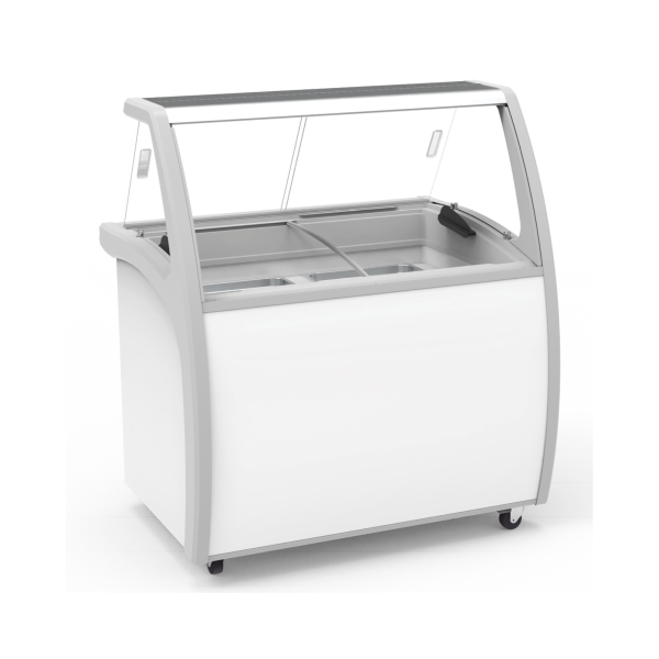 Exquisite - SD325S2 - Six Tubs Ice Cream Scooping Freezers
