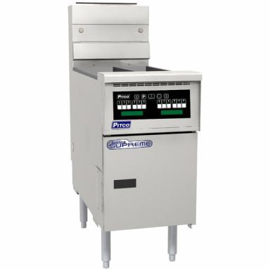 Pitco SE14T-C - 2 Basket Split Pan, Computer Control & Filter Drawer System - 12L