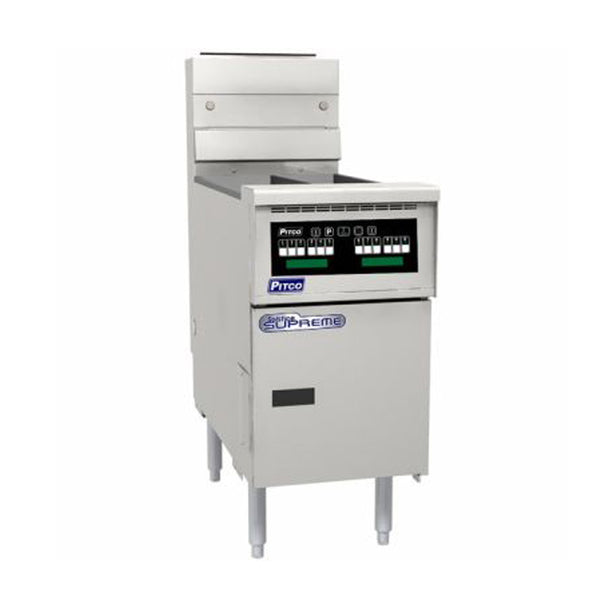 Pitco SE14T-C-FR - 2 Basket Split Pan, Computer Control & Filter Drawer System - 12L