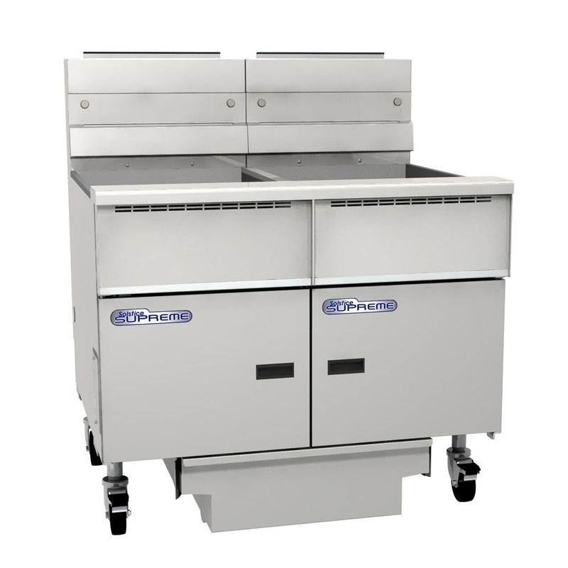 Pitco SE18-FD/FF - 3 Baskets, Solid State Control & Filter Drawer System - 41L