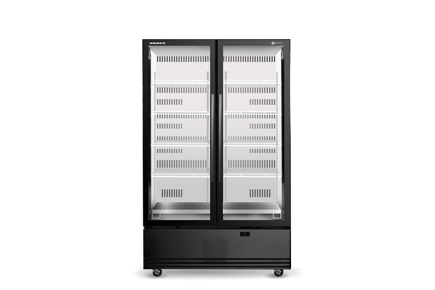 Skope 2 Glass Door Display or Storage Fridge SKB1200N-A