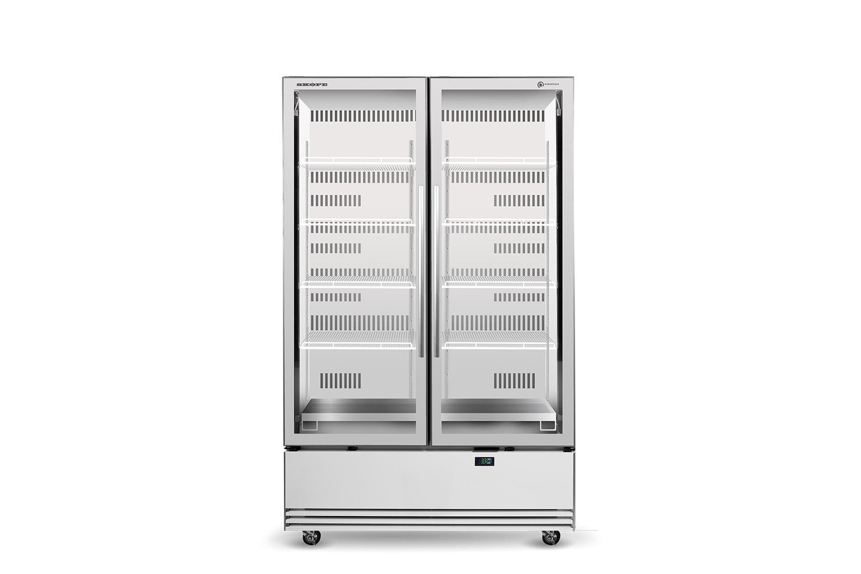 Skope 2 Glass Door Display or Storage Fridge SKB1200N-A