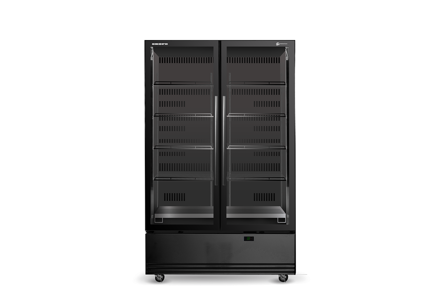 Skope 2 Glass Door Display or Storage Fridge SKB1200N-A