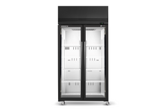 Skope 2 Glass Door Upright Display or Storage Freezer SKFT1000N-A