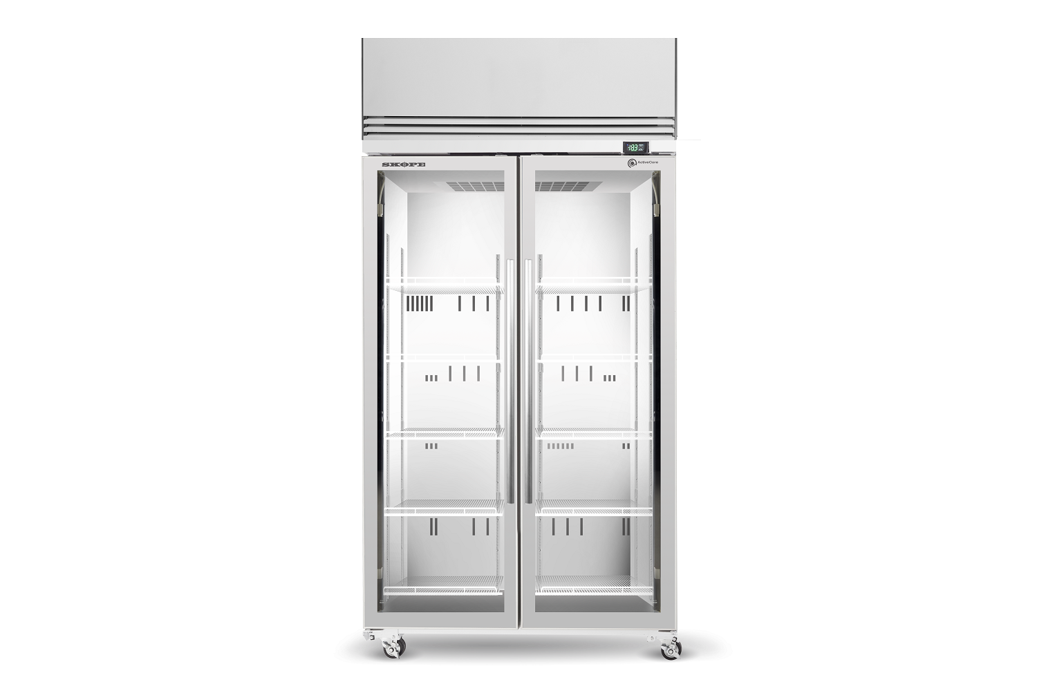 Skope 2 Glass Door Upright Display or Storage Freezer SKFT1000N-A