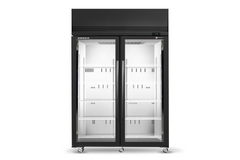 Skope 2 Glass Door Upright Display or Storage Freezer SKFT1300N-A
