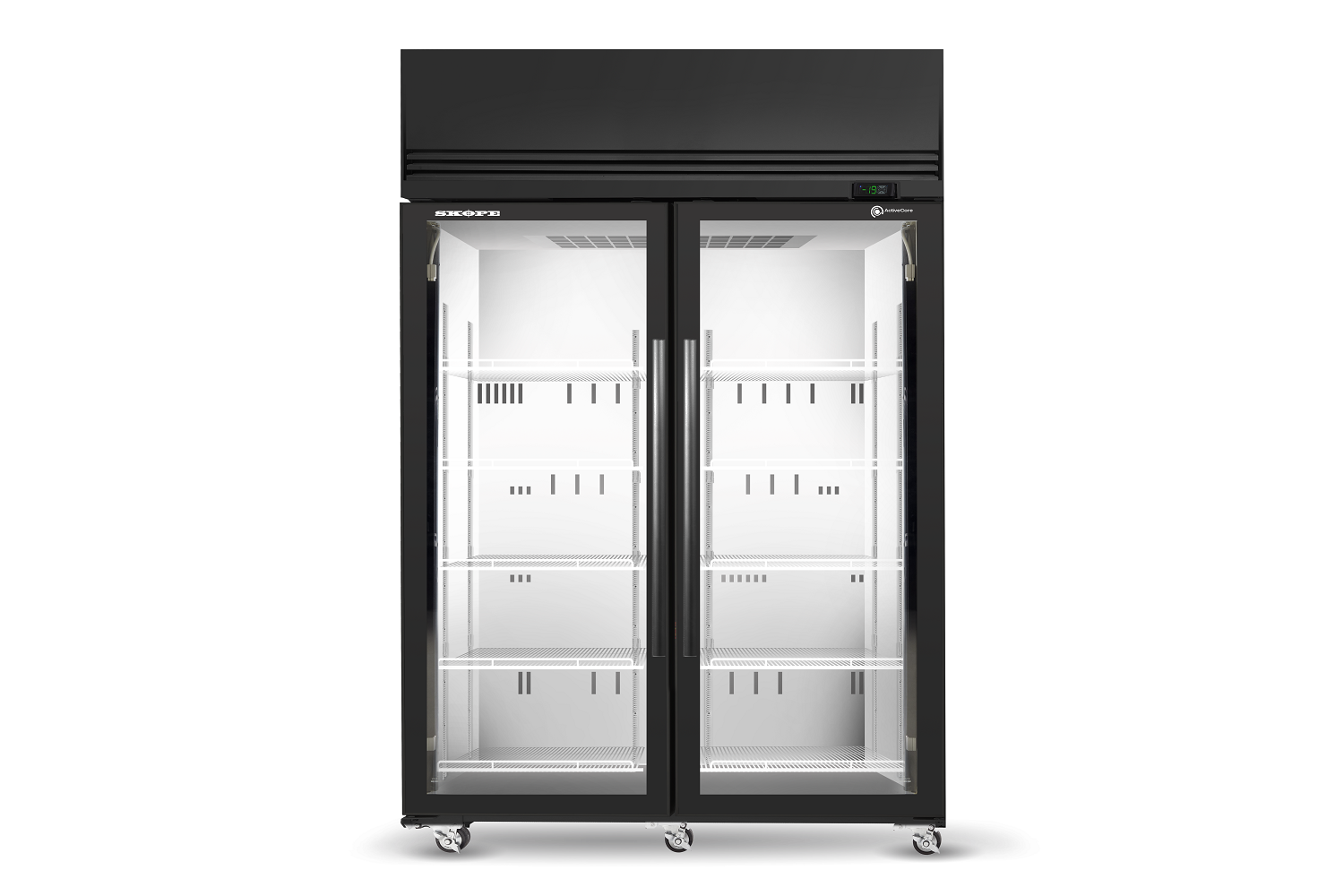 Skope 2 Glass Door Upright Display or Storage Freezer SKFT1300N-A