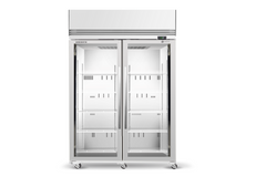 Skope 2 Glass Door Upright Display or Storage Freezer SKFT1300N-A