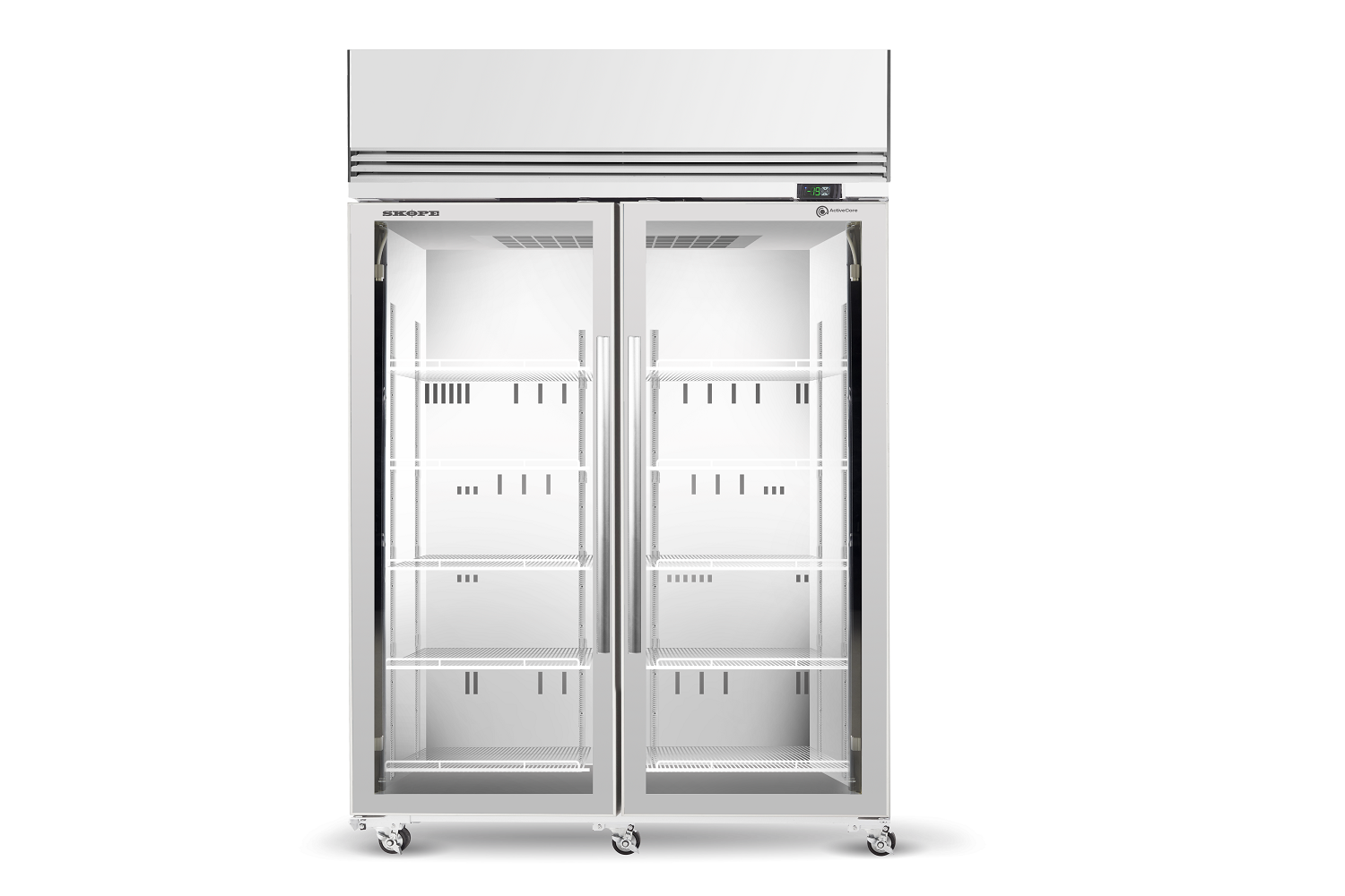 Skope 2 Glass Door Upright Display or Storage Freezer SKFT1300N-A