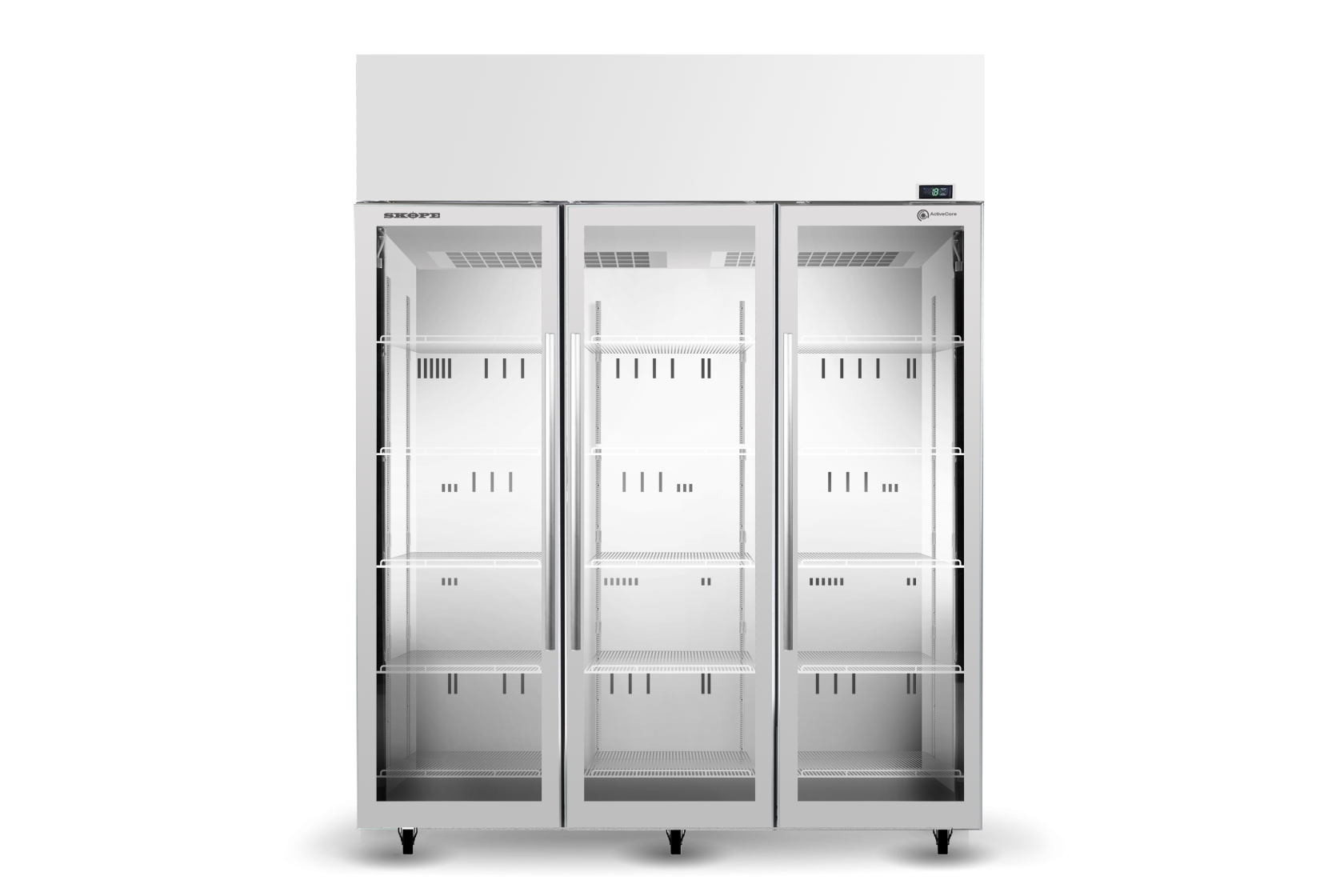 Skope 3 Glass Door Display or Storage Fridge SKT1500N-A