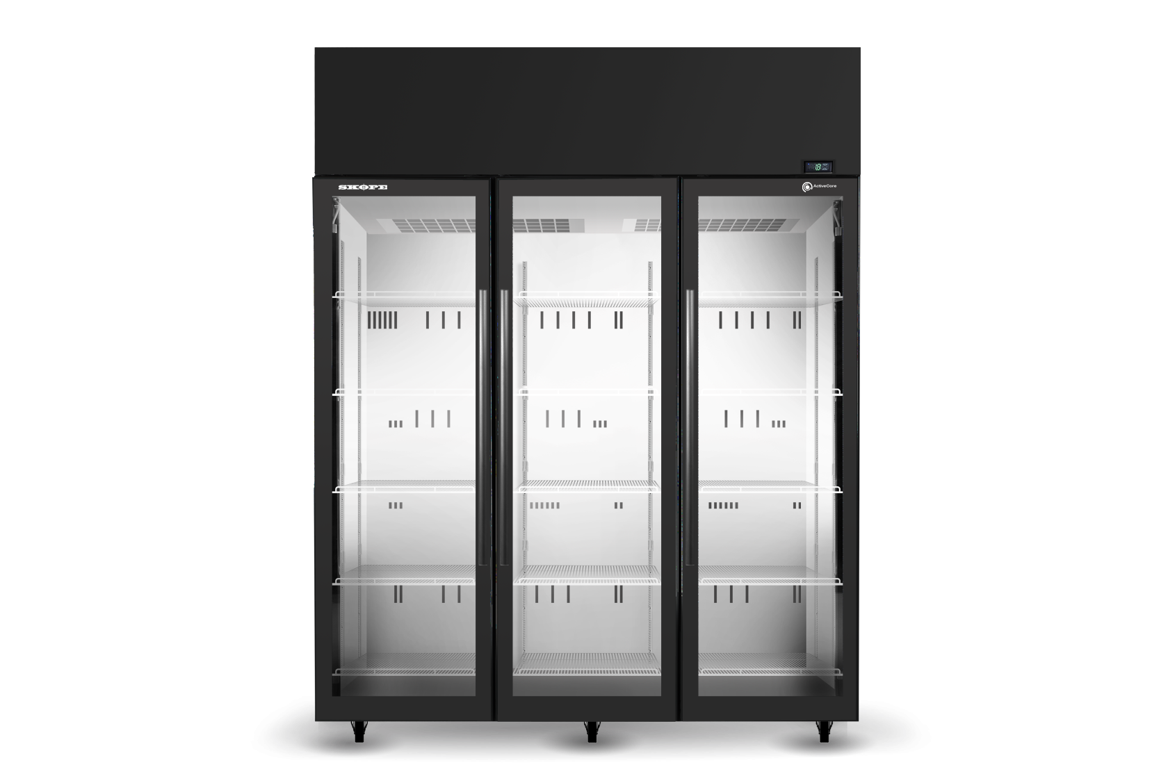 Skope 3 Glass Door Display or Storage Fridge SKT1500N-A