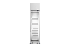 SKT500N-A 1 Glass Swing Door Upright Fridge with Unlit Sign