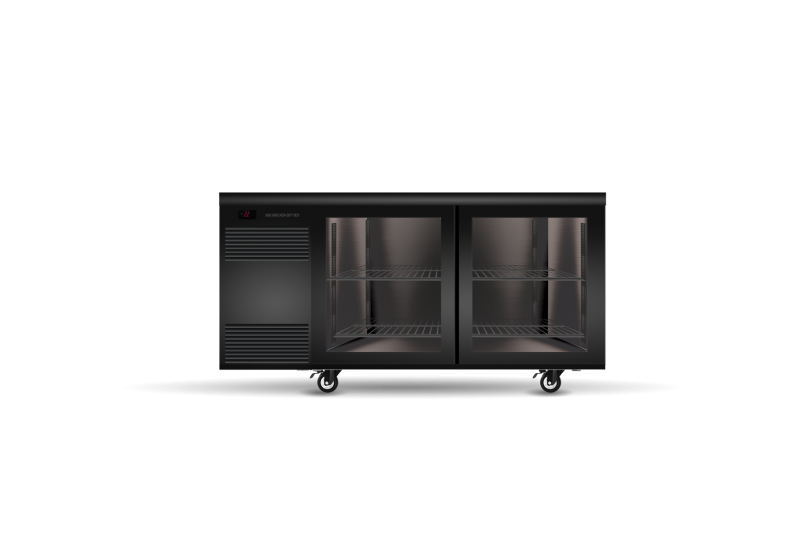 SKOPE SL.2.GSL SlimLine 2 Glass Sliding Door Fridge