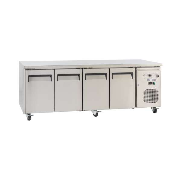 Exquisite Slimline Solid Doors Underbench Storage Refrigerators