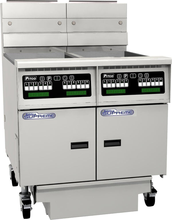 Pitco SSH55-C/FD/FF - 2 Baskets, Computer Control & Filter Drawer System - 22.5L