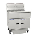 Pitco SSH55T-FD/FF - Split Pan, Solid State Control & Filter Drawer System - 11L