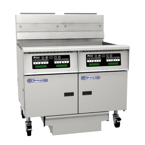 Pitco SSH75-C/FD - 3 Baskets, Computer Control & Filter Drawer System - 37L