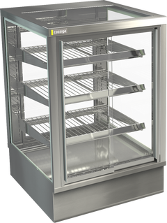 Cossiga STGHT6-SD Tower Countertop Heated Display 600mm (Front Sliding Doors)