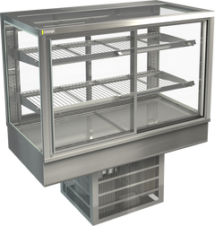 Cossiga STGRF12-SD Tower Countertop Refrigerated Display 1200mm (Front Sliding Doors)