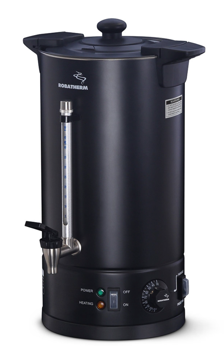 UDB Robatherm Black Double Skinned Hot Water Urn