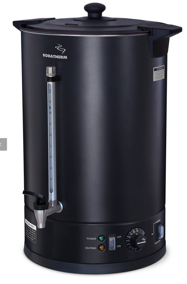 UDB Robatherm Black Double Skinned Hot Water Urn 20Ltr