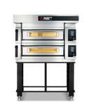 Moretti Forni COMP-S120E-2-S Serie S Double Deck Oven on Stand