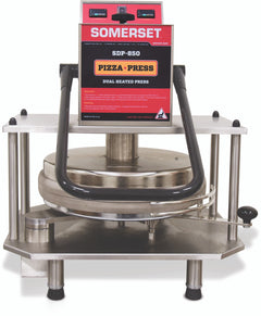 The Somerset SDP-850 Stainless Steel Manual Dual Heat Tortilla Dough Presses
