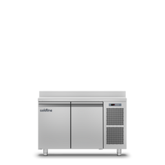 Coldline TA13/1B MASTER 2 Doors Freezer Counter - Top with Splashback