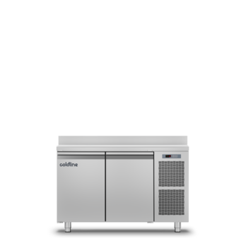 Coldline TA13/1B MASTER 2 Doors Freezer Counter - Top with Splashback