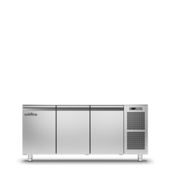 Coldline TS17/1B MASTER - 3 Doors Freezer Counter - Without Top
