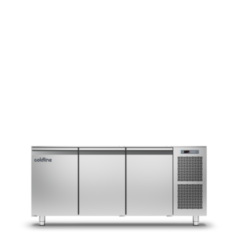 Coldline TS17/1B MASTER - 3 Doors Freezer Counter - Without Top