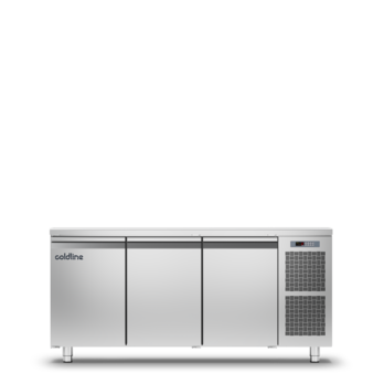 Coldline TP17/1B MASTER - 3 Doors Freezer Counter - With Top