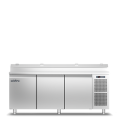 Prep-station EN60x40 counter 3 doors
