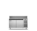 Coldline TZ13/1M - Pizza Preparation Counter 2 Door - With Top