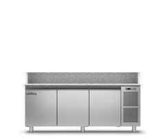 Coldline TZ17/1M - Pizza Preparation Counter 3 Door - With Top