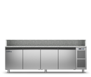 Coldline TZ21/1M - Pizza Preparation Counter 4 door - With Top