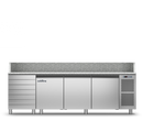Coldline TZ17/1MC - 3 door 7 Drawers Prep Bench - With Top