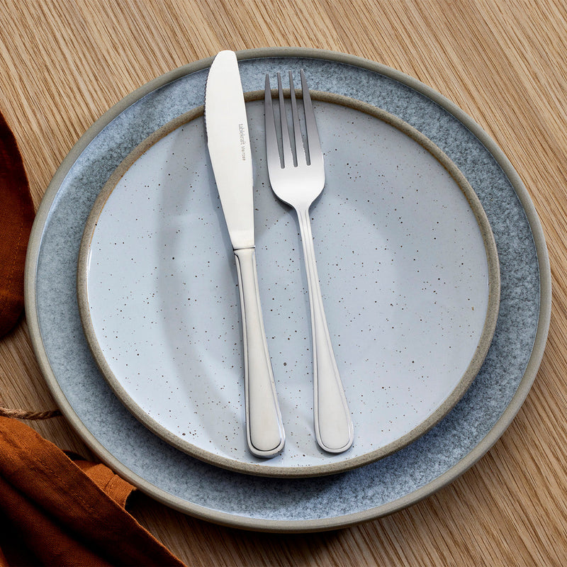 Tablekraft - Soho Round Deep Coupe Plate - White Pebble - 23.5cm - Set of 6