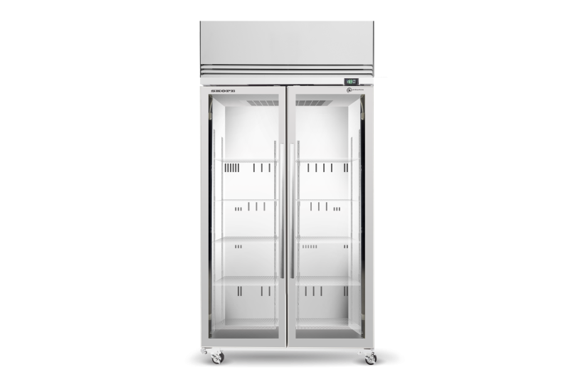 SKOPE TMF1000N-A ActiveCore 2 Glass Doors Upright Display or Storage Freezer