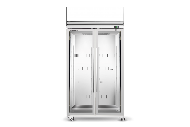 Skope 2 Glass Door Upright Display or Storage Freezer TMF1000N-Ice