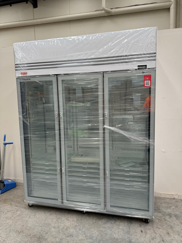 TMF1500N-A 3 Glass Door Upright Display or Storage Freezer