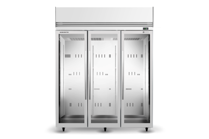 Skope 3 Glass Door Upright Display or Storage Freezer TMF1500N-Ice